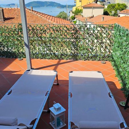 Appartement La Terrazza Sul Golfo Dei Poeti Con Vista Mare à Pitelli Extérieur photo