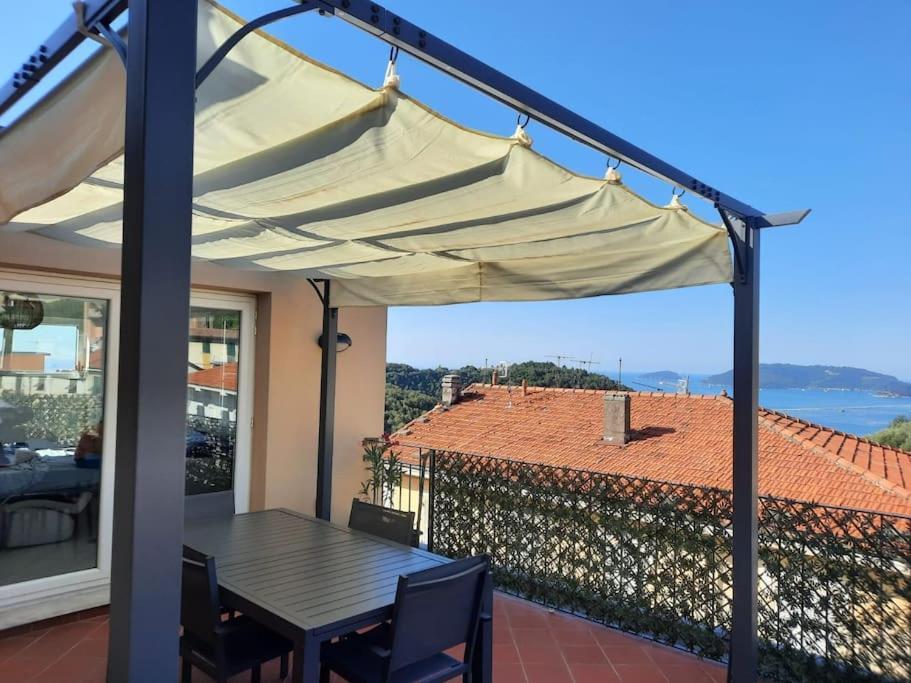 Appartement La Terrazza Sul Golfo Dei Poeti Con Vista Mare à Pitelli Extérieur photo