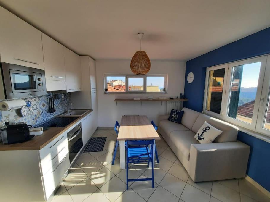 Appartement La Terrazza Sul Golfo Dei Poeti Con Vista Mare à Pitelli Extérieur photo