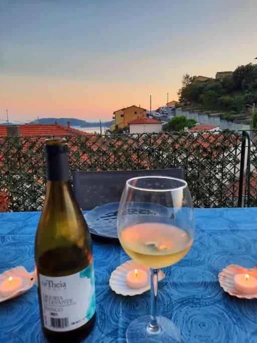 Appartement La Terrazza Sul Golfo Dei Poeti Con Vista Mare à Pitelli Extérieur photo