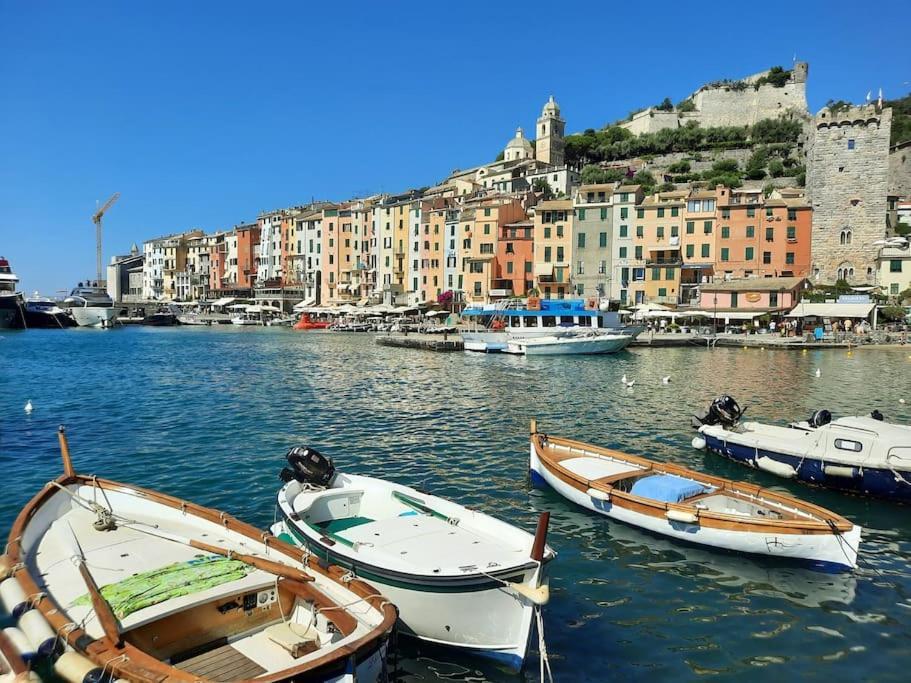 Appartement La Terrazza Sul Golfo Dei Poeti Con Vista Mare à Pitelli Extérieur photo